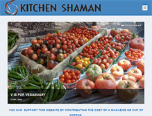 Tablet Screenshot of kitchenshaman.com